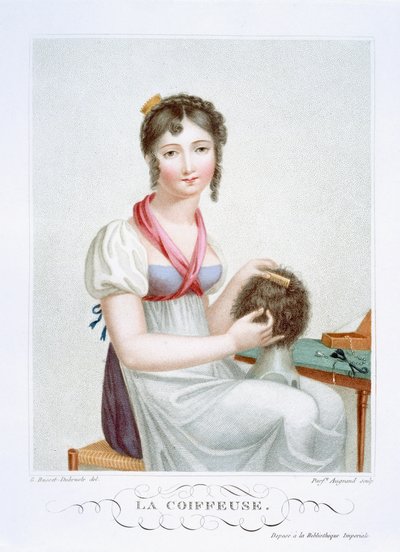 The Hairdresser by Madame G. Busset Dubruste